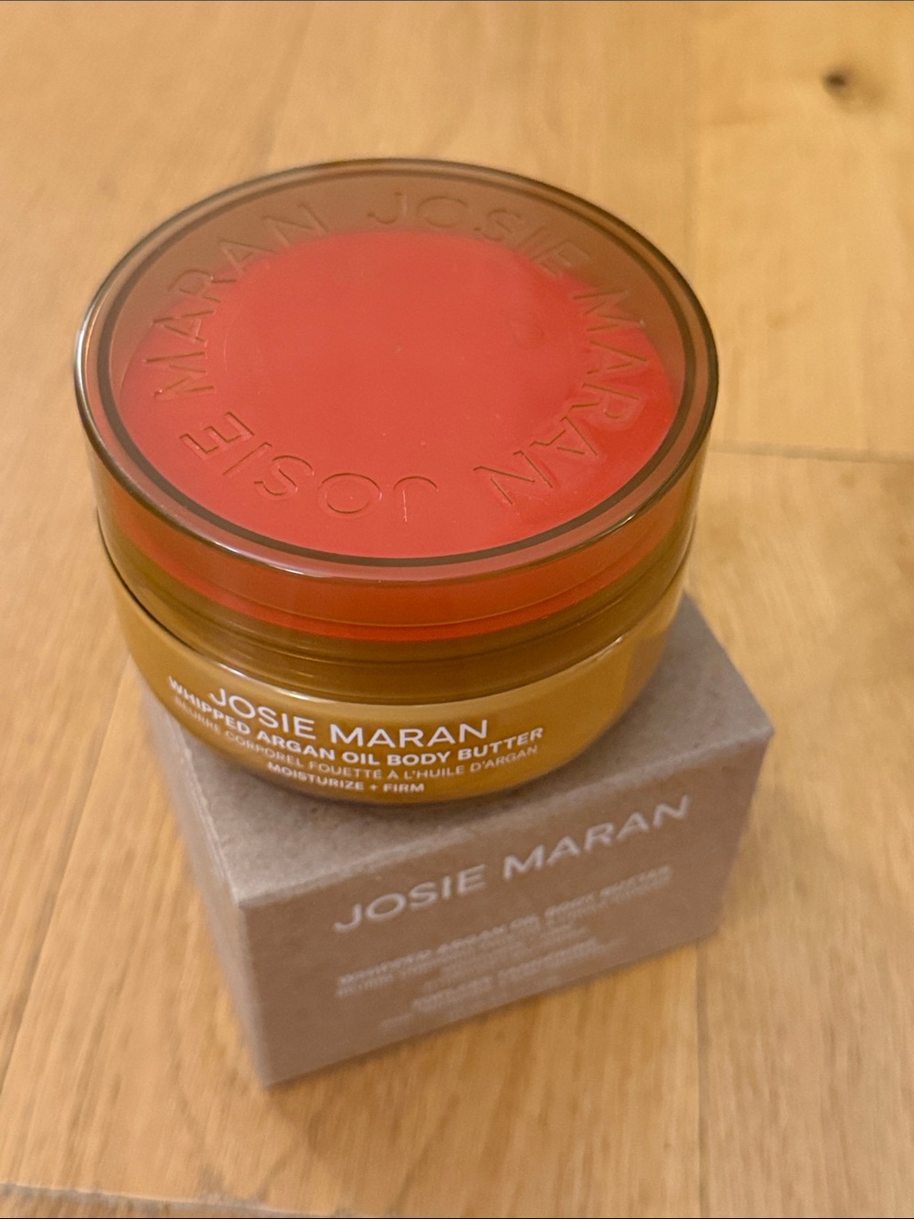 NEW JOSIE MARAN Whipped Argan Oil Body Butter - Topless Tangerine 177 ml